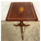 NICE TILTOP MAH. TABLE W/ INLAY