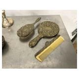 VINTAGE DRESSER MIRROR SET