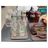 EARLY BOTTLES AND JARS