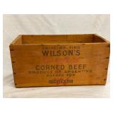 WOODEN WILSON BOX 16X8