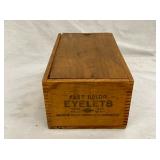 WOODEN EYELETS BOX 12X5