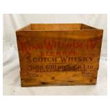 WOODEN WILLIAMS SCOTCH BOX 13X10