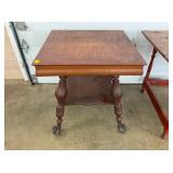BALL AND CLAW FEET OAK CENTER TABLE