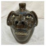 10" STEVE ABEE FACE JUG