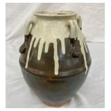 10" BILLY HUSSEY 4 HANDLE VASE