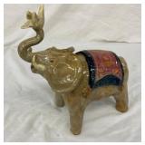 11X12 CRYSTAL KING POTTERY ELEPHANT