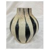 8" FRED JOHNSON SEAGROVE POTTERY VASE