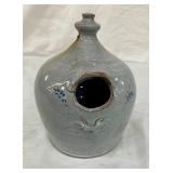 8" BILLY HUSSEY POTTERY BIRDHOUSE