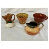 POTTERY LAMP, SEAGROVE MUG, OTHERS