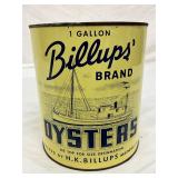Billups Brand Oysters One-Gallon Can