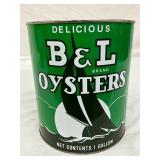 B&L Oyster Tin, 1-Gallon