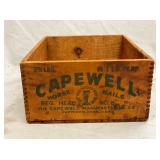 WOODEN CAPEWELL NAILS BOX 11X5