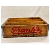 FRANKS WOODEN BEV. CRATE 18X6