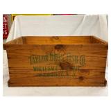 WOODEN TAYLOR BROS FISH BOX 30X13
