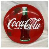 24IN. PORC. COCA-COLA BUTTON 