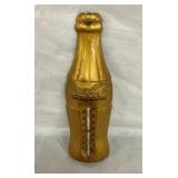 COCA-COLA GOLD DIE CUT THERMOMETER