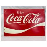 ENJOY COCA-COLA COOKIE CUTTER SIGN
