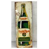 VERTICAL CRYSTAL ROCK SIGN