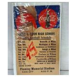 COCA COLA 1854 FOOTBALL SCHEDULE