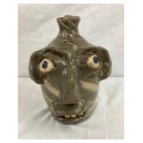BB CRAIG SWIRL POTTERY FACE JUG