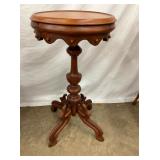 EARLY WALNUT CANDLE STAND