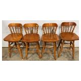 SET 4 MATCHING STOOLS