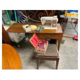 SEWING MACHINE AND ATTACHMENTS