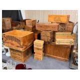 COLLECTION WOODEN ADV. BOXES 