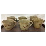JUGTOWN WARE POTTERY MUGS