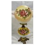 HANDPAINTED PARLOR LAMP