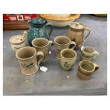 VARIOUS PIECES JUGTOWN POTTERY
