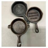 WAGNOR/GOUGE/OTHER CAST ADV. ASH TRAYS 