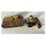 MARX TANK/JOLLY JOE WIND UP TOYS 