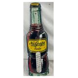NuGrape Soda Die-Cut Metal Thermometer Sign, 5″ x 17″