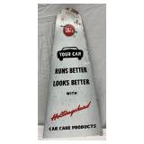 14 1/2 x 29 Whiz Metal Advertising Sign for Car Care Products
