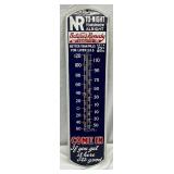 Porcelain NR Nature’s Remedy Advertising Thermometer, 7 x 27 Inches