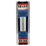 Porcelain Ex-Lax Advertising Thermometer, 8 x 36 Inches