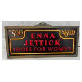 18X8 Vintage Enna Jettick Shoes for Women Illuminated Advertising Sign