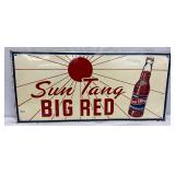 Sun Tang Big Red Metal Advertising Sign by Stout Sign Company