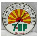 12-Inch 7-Up ‘The Uncola’ Thermometer with Glass Front