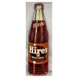 16 x 57 Die-Cut Metal Hires Root Beer Bottle Sign