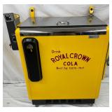 34-Inch Restored Royal Crown Cola Drink Box Model A55 with Coin Selector and New Compressor