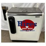 Hires Root Beer Model A55 Drink Machine with Coin Box, 33 Inches Wide