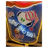 MEASURES 48(W)X78(T)X 8IN. THICK  - 4 COLOR NEON 