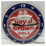 Original Royal Crown Cola Double Bubble Clock