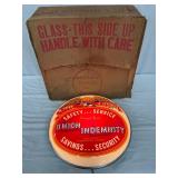 15 1/2-Inch Lighted Union Indemnity Advertising Sign in Original Box