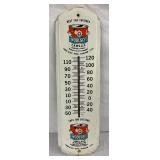 Woolsey Cawlux Marine Finish Metal Thermometer, 8 x 27 Inches