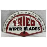 Trico Wiper Blades Semi-Circular Glass-Front Thermometer, 15×9 Inches