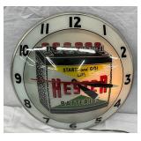 Hester Batteries Double Bubble Advertising Wall Clock