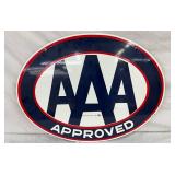 30 x 23 Porcelain AAA Approved Double-Sided Swinger Sign